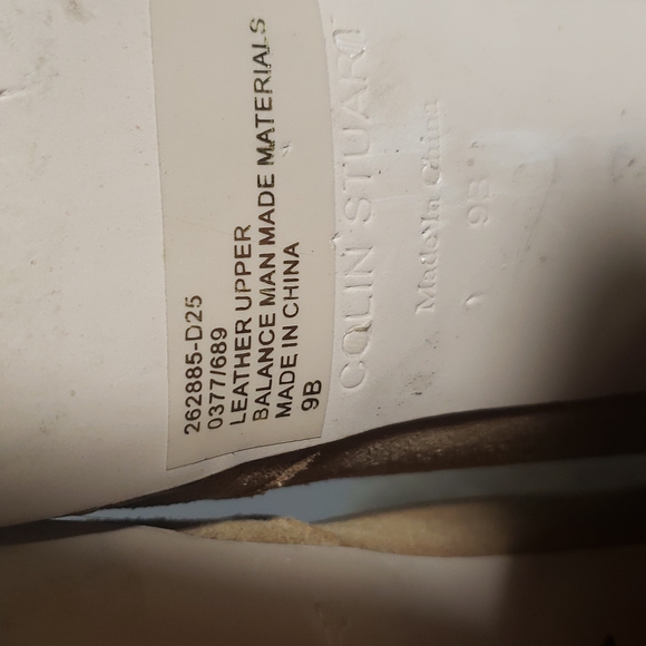 COLIN STUART TAN ANKLE BOOTS, Size 9 - Picture 5 of 10